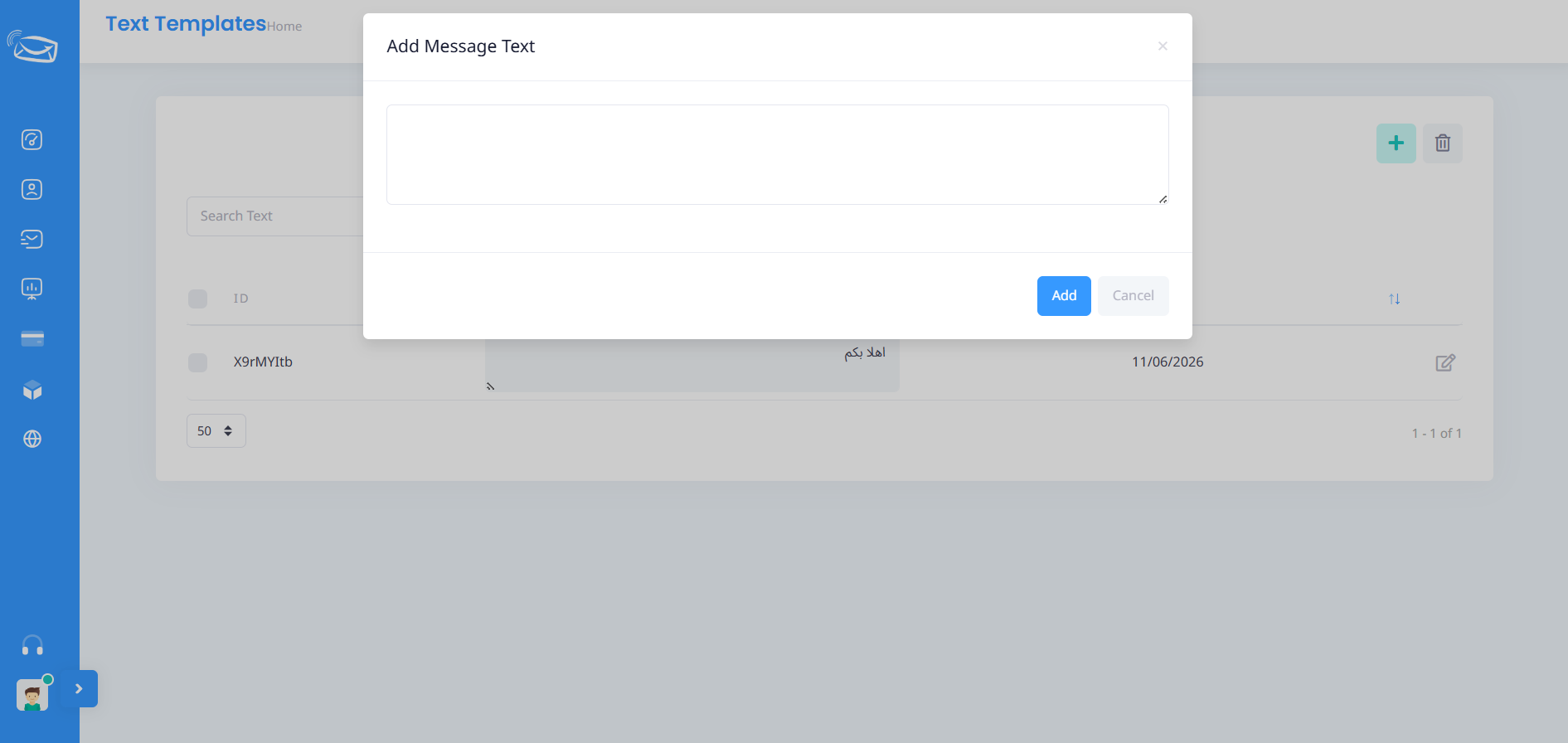 How to add messages to favorite messages 2 Add a New Message Template