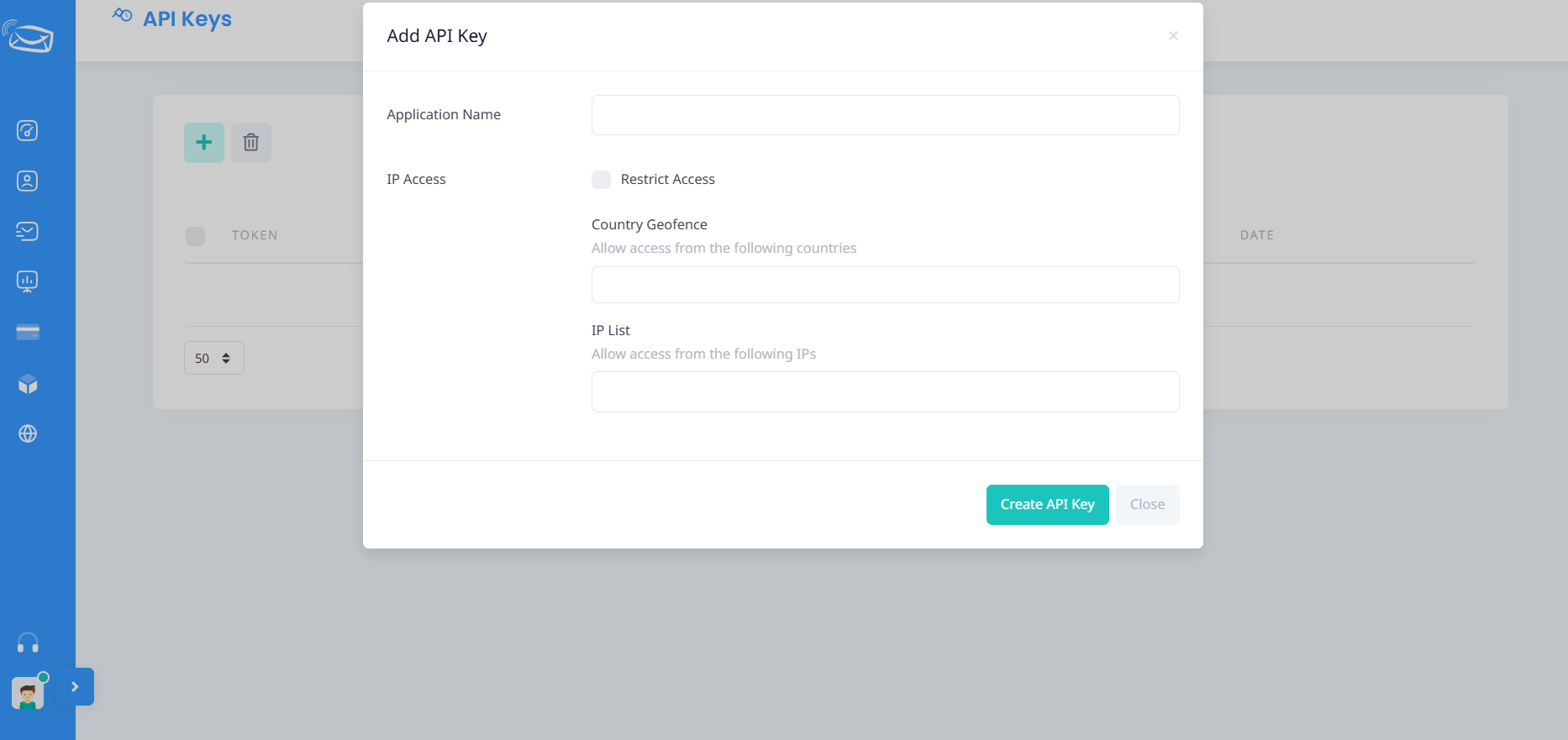 How to create an Api Key 3 api3