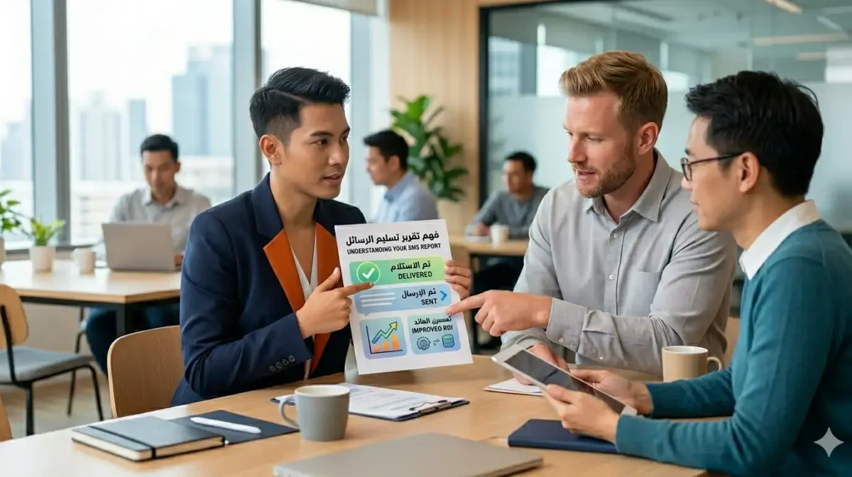 تقرير تسليم الرسائل النصية