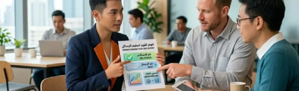 تقرير تسليم الرسائل النصية