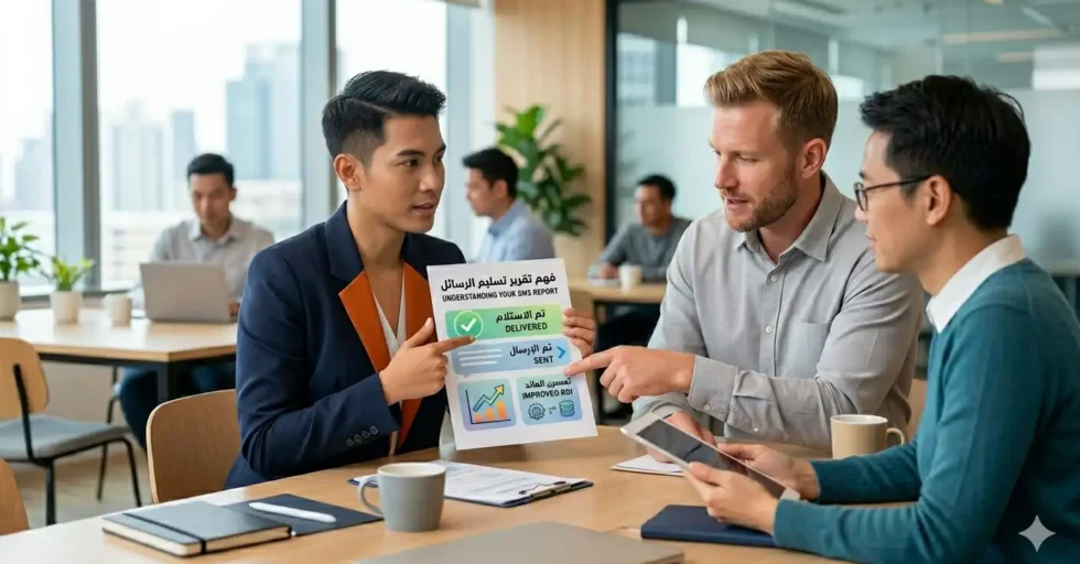 تقرير تسليم الرسائل النصية