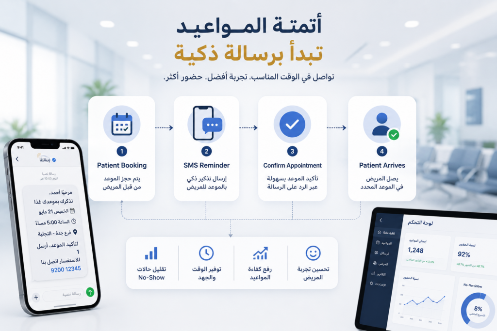 Automated appointment flow dashboard