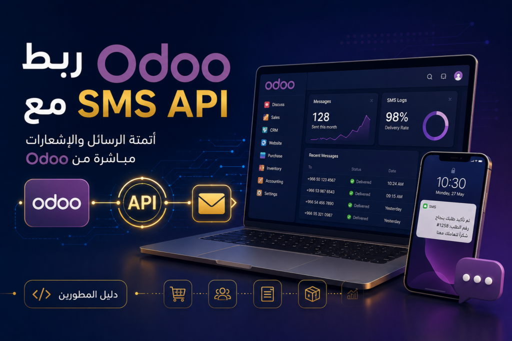 ربط Odoo مع SMS API